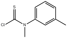 N-Methyl-N-(m-tolyl)thiocarbamoyl chloride 结构式