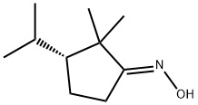 Cyclopentanone, 2,2-dimethyl-3-(1-methylethyl)-, oxime, (1E,3R)- (9CI) 结构式