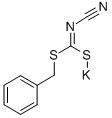 氰基二硫代亚氨酸 S-苄酯 S-钾盐 结构式