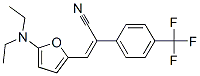 Benzeneacetonitrile,  -alpha--[[5-(diethylamino)-2-furanyl]methylene]-4-(trifluoromethyl)- 结构式