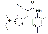 2-Propenamide,  2-cyano-3-[5-(diethylamino)-2-furanyl]-N-(2,4-dimethylphenyl)- 结构式