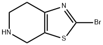 2-溴-4,5,6,7-四氢噻唑并[5,4-C]吡啶盐酸盐 结构式