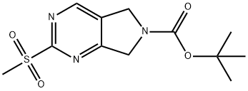 tert-Butyl 2-(methylsulfonyl)-5H-pyrrolo[3,4-d]pyrimidine-6(7H)-carboxylate