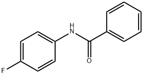 N-(4-氟苯基)苯甲酰胺 结构式