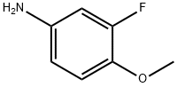 3-氟-4-甲氧基苯胺 结构式