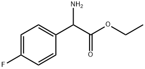 ethyl 2-aMino-2-(4-fluorophenyl)acetate 结构式