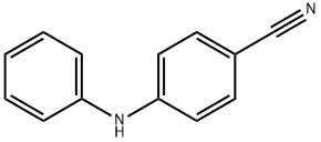 4-苯胺基苯甲腈 结构式