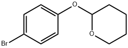 2-对溴苯氧基四氢吡喃  结构式