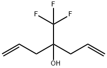 4-Hydroxy-4-(trifluoromethyl)hepta-1,6-diene 结构式