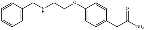 4-(BENZYLAMINOETHOXY)-PHENYLACETAMIDE 结构式