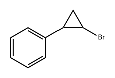 1-Bromo-2-phenylcyclopropane 结构式