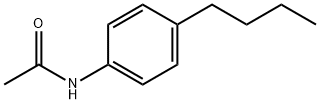N1-(4-BUTYLPHENYL)ACETAMIDE 结构式