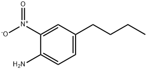 4-丁基-2-硝基苯胺 结构式