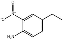 2-硝基-4-乙基苯胺 结构式