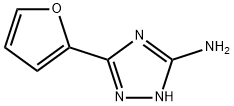 3-(2-呋喃)-1H-1,2,4-三唑-5-胺 结构式