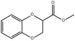 1,4-苯并二噁烷-2-甲酸甲酯 结构式