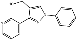 (1-PHENYL-3-(PYRIDIN-3-YL)-1H-PYRAZOL-4-YL)METHANOL 结构式