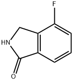 4 - 氟 - 2,3 - 二氢 - 异吲哚 - 1 - 酮 结构式