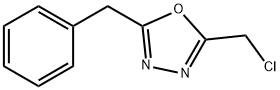 2-苯甲基-5-(氯甲基)-1,3,4-噁二唑 结构式