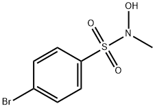 p-Bromo-N-hydroxy-N-methylbenzenesulfonamide 结构式