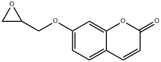 7-glycidoxycoumarin 结构式