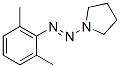 1-((2,6-DIMETHYLPHENYL)DIAZENYL)PYRROLIDINE 结构式