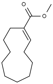 Methyl-1-cycloundecenecarboxylate 结构式