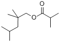 2,2,4-TRIMETHYLPENTYLMONOISOBUTYRATE 结构式