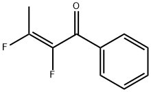 2-Buten-1-one, 2,3-difluoro-1-phenyl-, (2Z)- (9CI) 结构式