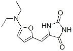 2,4-Imidazolidinedione,  5-[[5-(diethylamino)-2-furanyl]methylene]- 结构式