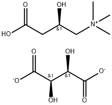 L-肉碱酒石酸盐 结构式