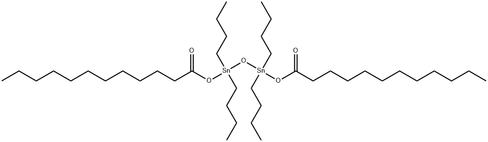 1,3-二月桂酰氧-1,1,3,3-四丁基二锡氧 结构式