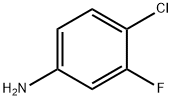 4-氯-3-氟苯胺 结构式