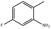 5-氟-2-甲基苯胺 结构式