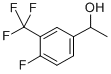 1-[4-氟-3-(三氟甲基)苯基]乙-1-醇 结构式