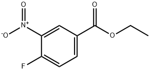 4-氟-3-硝基苯甲酸乙酯 结构式