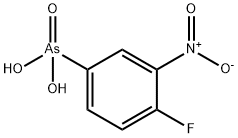 4-arsono-2-nitrofluorobenzene 结构式