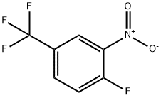 2-硝基-4-三氟甲基氟苯 结构式