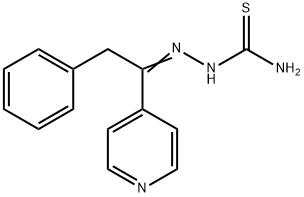Benzyl(4-pyridyl) ketone thiosemicarbazone 结构式