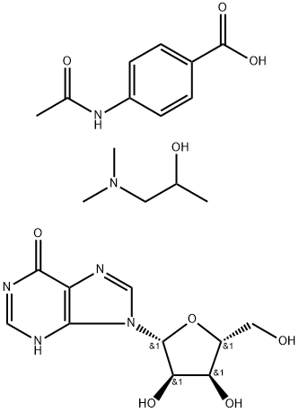 异丙肌苷 结构式