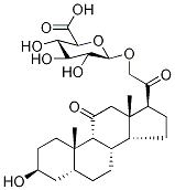 阿尔道酮21-B-D-葡萄糖醛酸苷 结构式