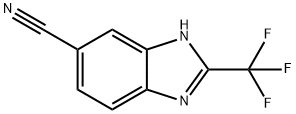 1H-BENZIMIDAZOLE-5-CARBONITRILE, 2-(TRIFLUOROMETHYL)-