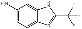 5-氨基-2-(三氟甲基)苯并咪唑 结构式