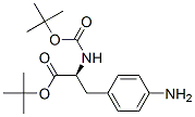 N-BOC-4-AMINO-L-PHENYLALANINE-T-BUTYL ESTER 结构式