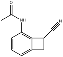Acetamide,  N-(8-cyanobicyclo[4.2.0]octa-1,3,5-trien-2-yl)- 结构式