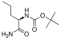 Carbamic acid, [(1R)-1-(aminocarbonyl)butyl]-, 1,1-dimethylethyl ester (9CI) 结构式