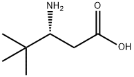 3-叔丁基-D-Β-丙氨酸/(R)-3-氨基-4,4-二甲基戊酸 结构式