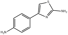 2-胺基-4-(4-胺基苯基)噻唑 结构式