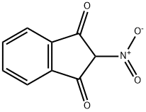 2-硝基-1,3-茚满二酮 二水合物 结构式