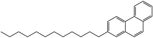 2-Dodecylphenanthrene 结构式